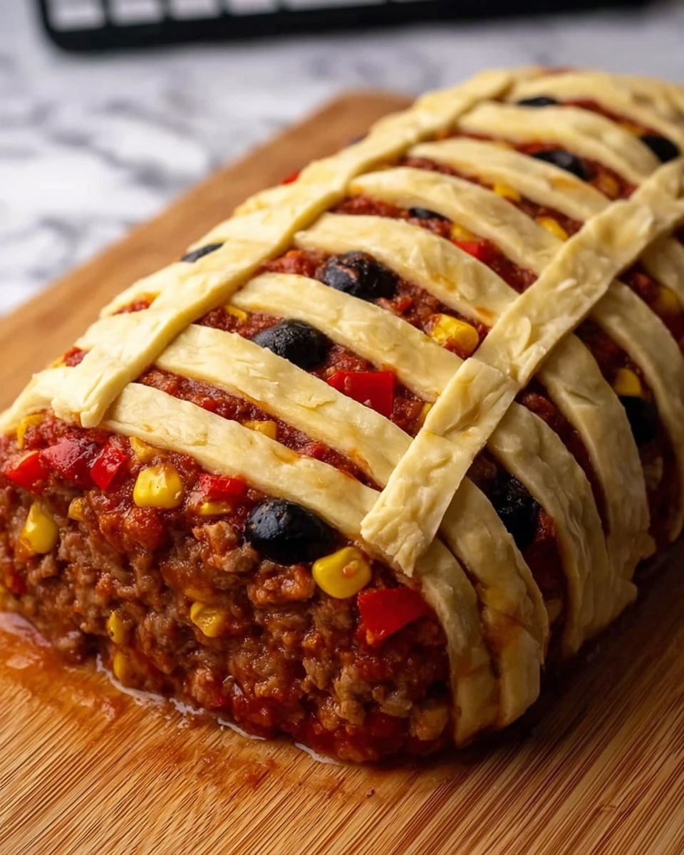 Mummy Meatloaf Recipe - Recipe Image