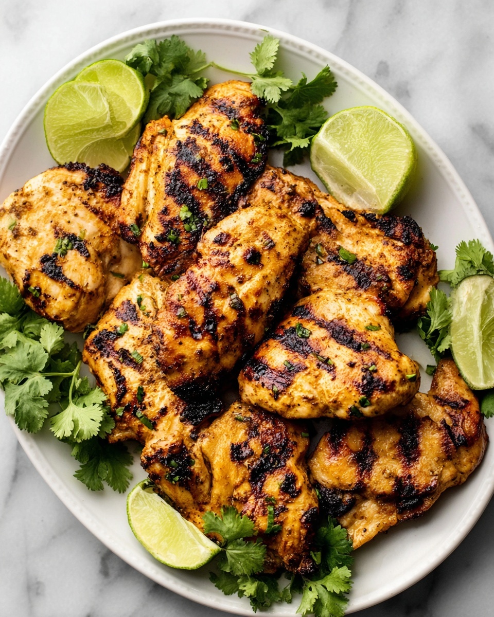 Cilantro Lime Grilled Chicken Thighs Recipe - Recipe Image