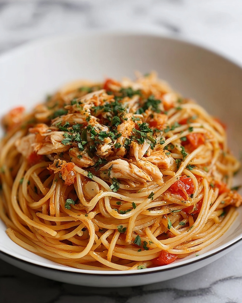 Creamy Chicken Spaghetti Bake Recipe - Recipe Image