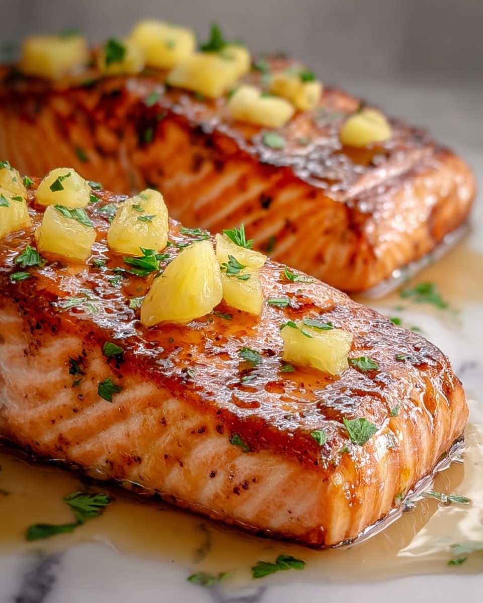 Baked Pineapple Salmon Recipe - Recipe Image