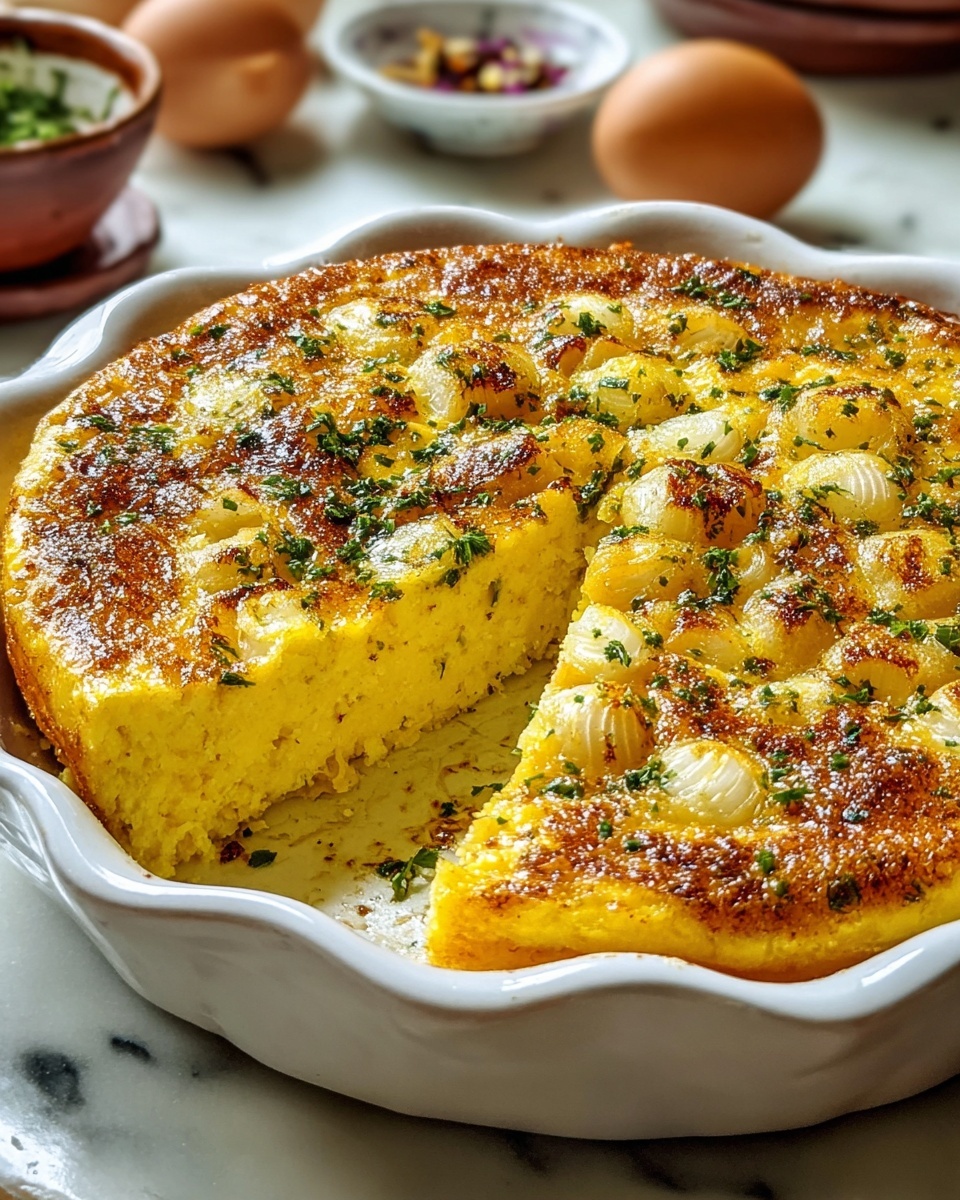 Egga: Egyptian Egg Casserole with Onions and Herbs Recipe - Recipe Image