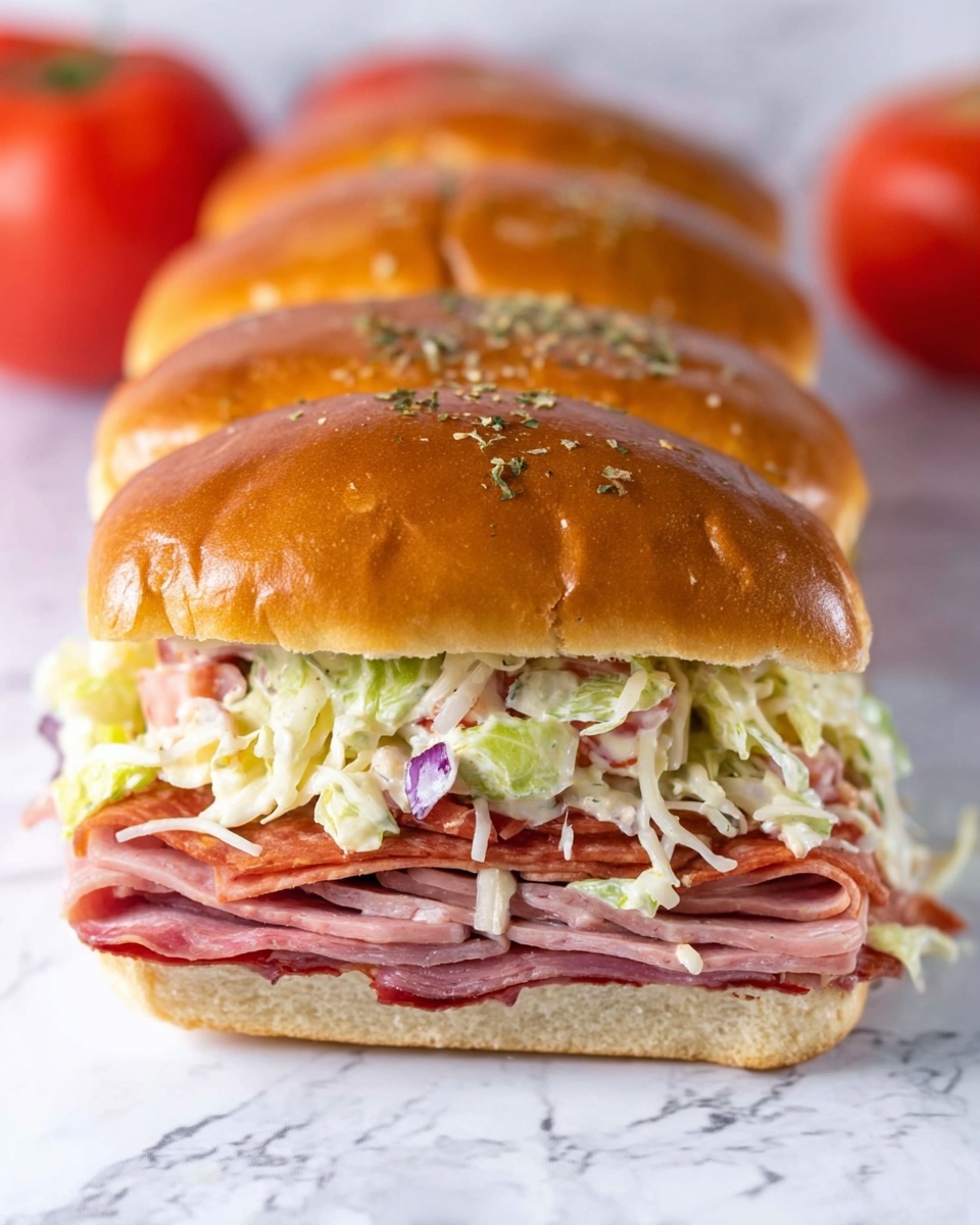 Grinder Sliders Recipe - Recipe Image