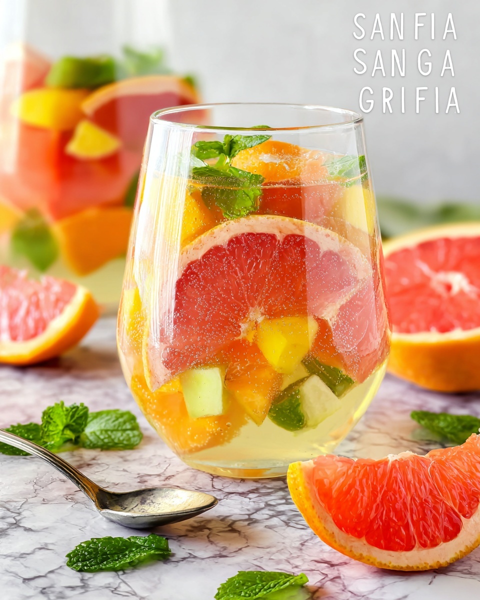 Grapefruit Orange Sangria Recipe - Recipe Image
