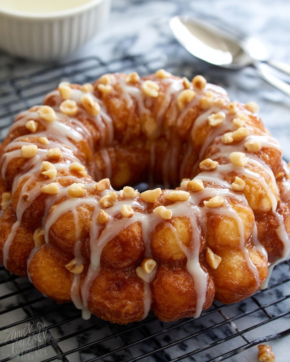Glazed Pumpkin Monkey Bread Recipe - Recipe Image