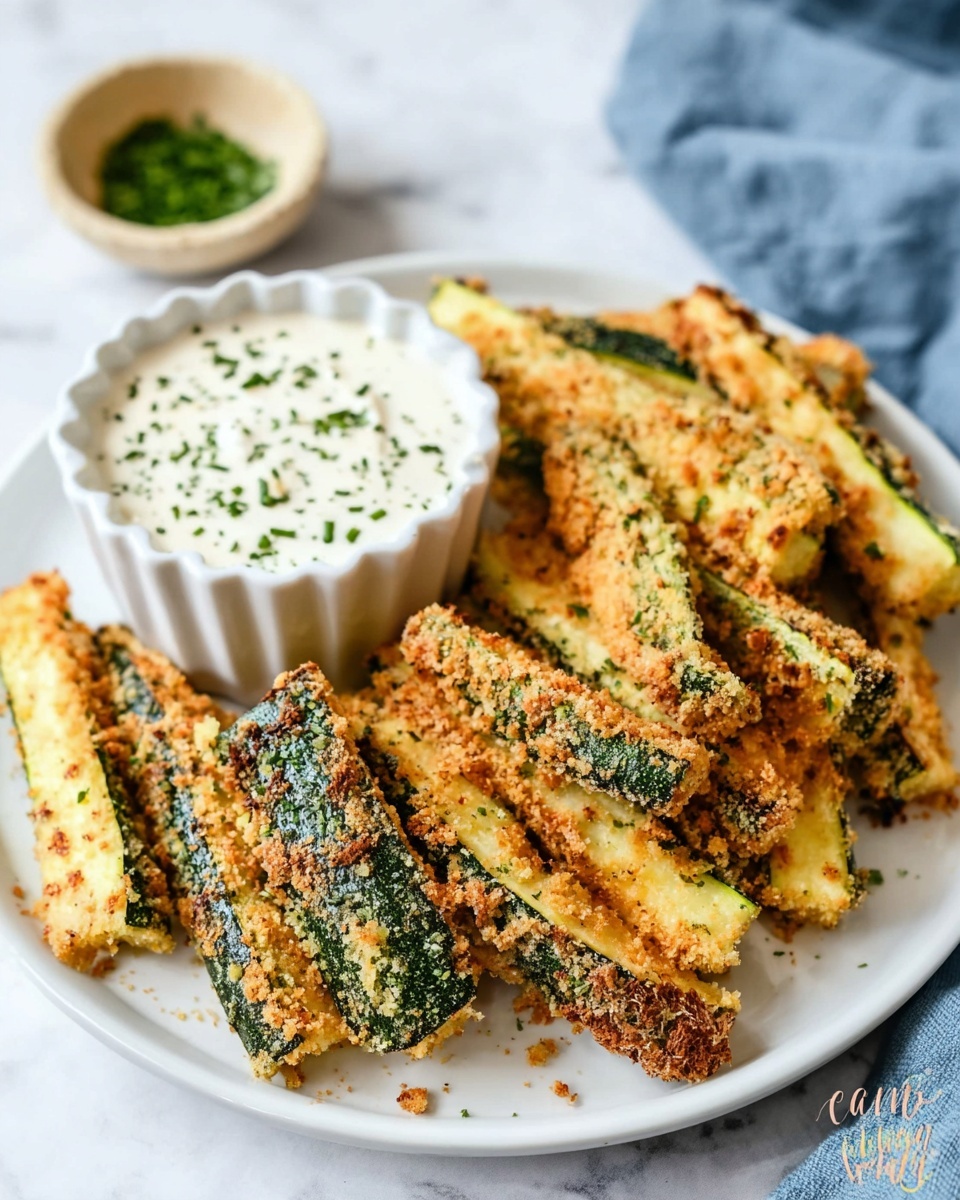 Air Fryer Zucchini Fries Recipe - Recipe Image