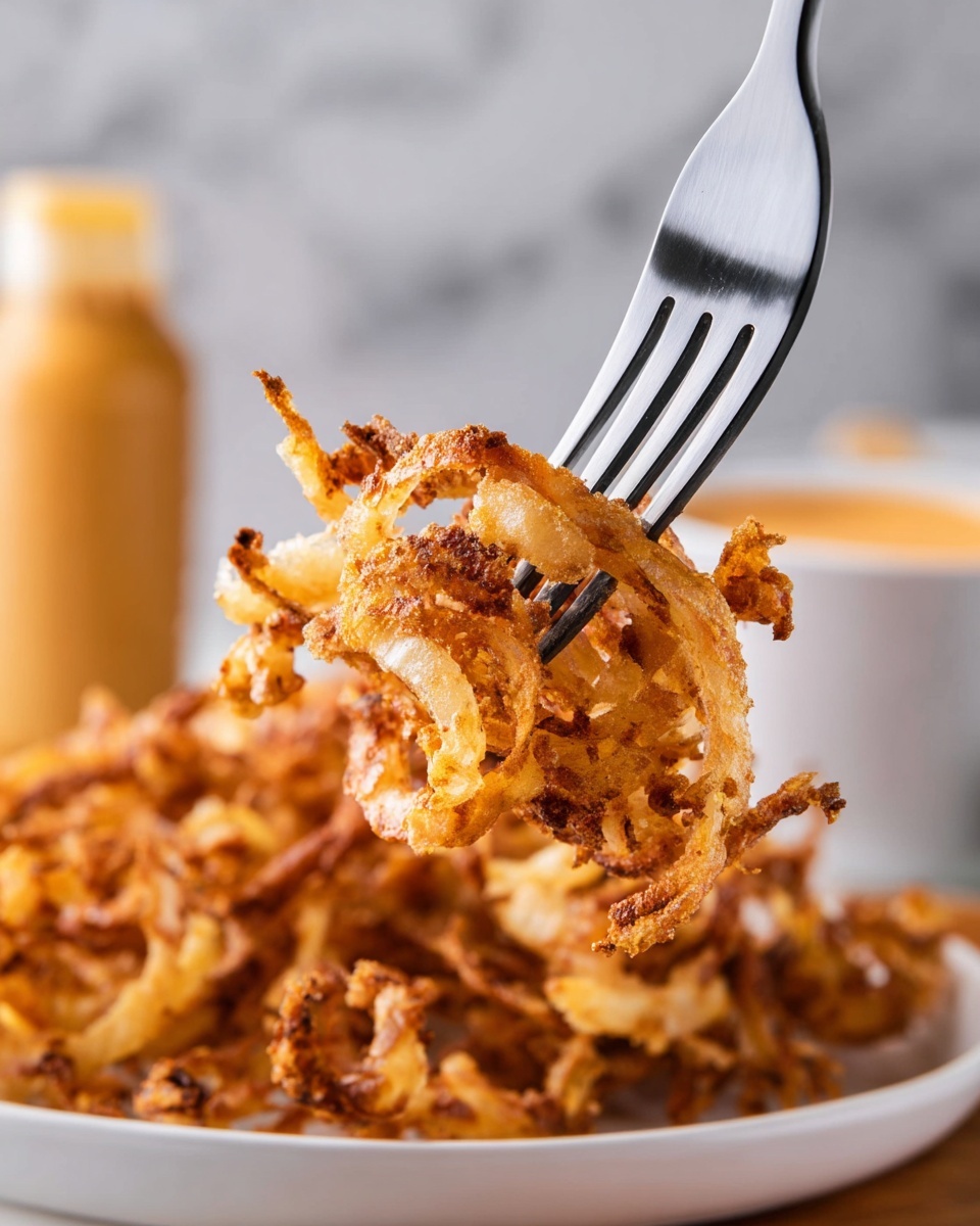 Air Fryer Onion Strings Recipe - Recipe Image