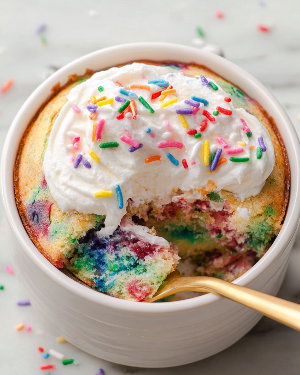 Air Fryer Funfetti Mug Cake Recipe - Recipe Image