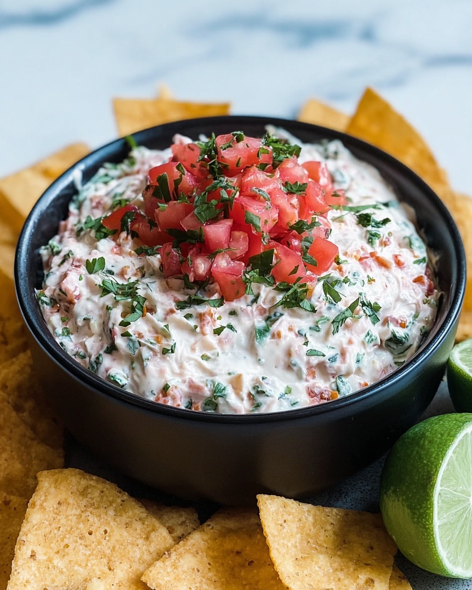 Easy Creamy Pico De Gallo Dip Recipe - Recipe Image