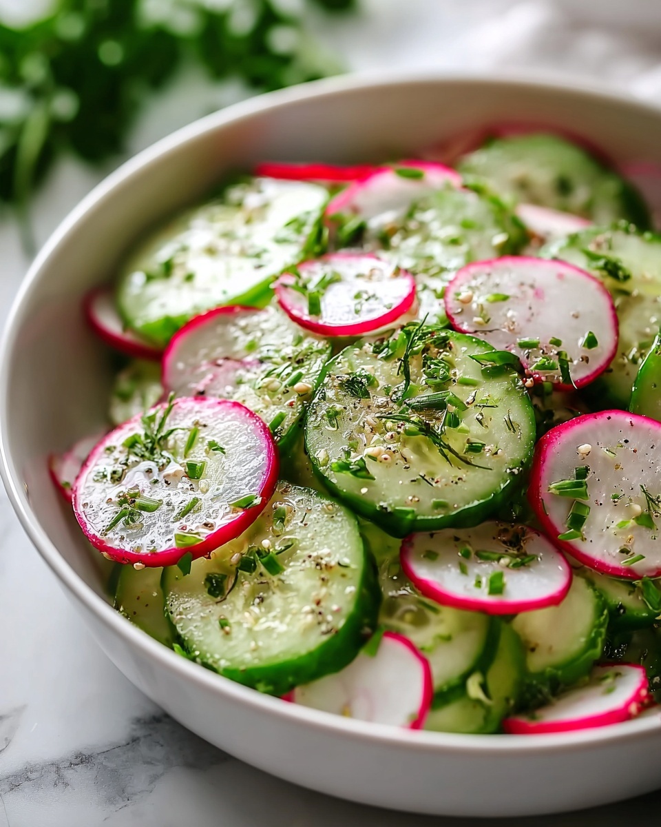Easy Cucumber Radish Salad Recipe - Recipe Image