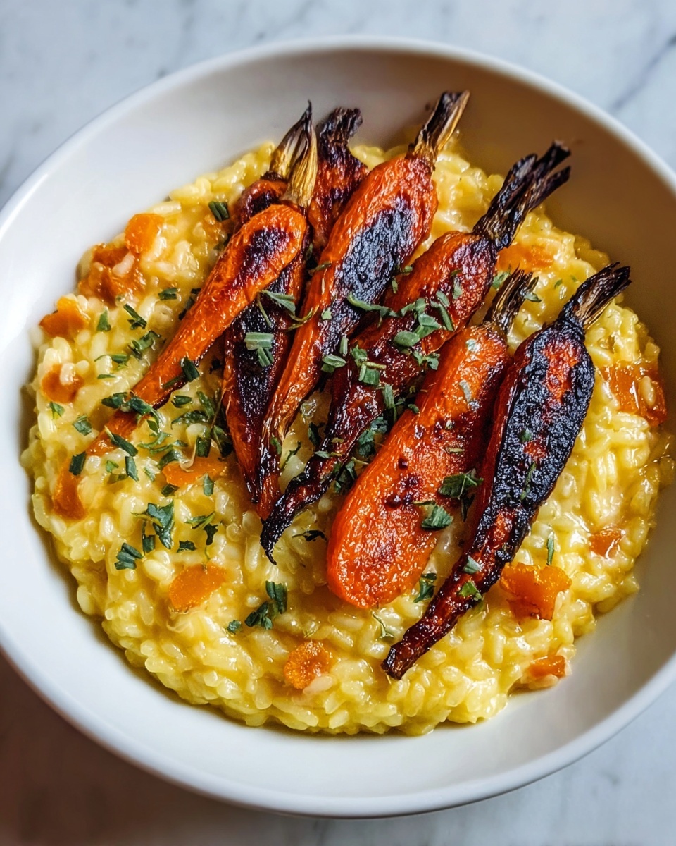 Creamy Roasted Carrot Risotto Recipe - Recipe Image