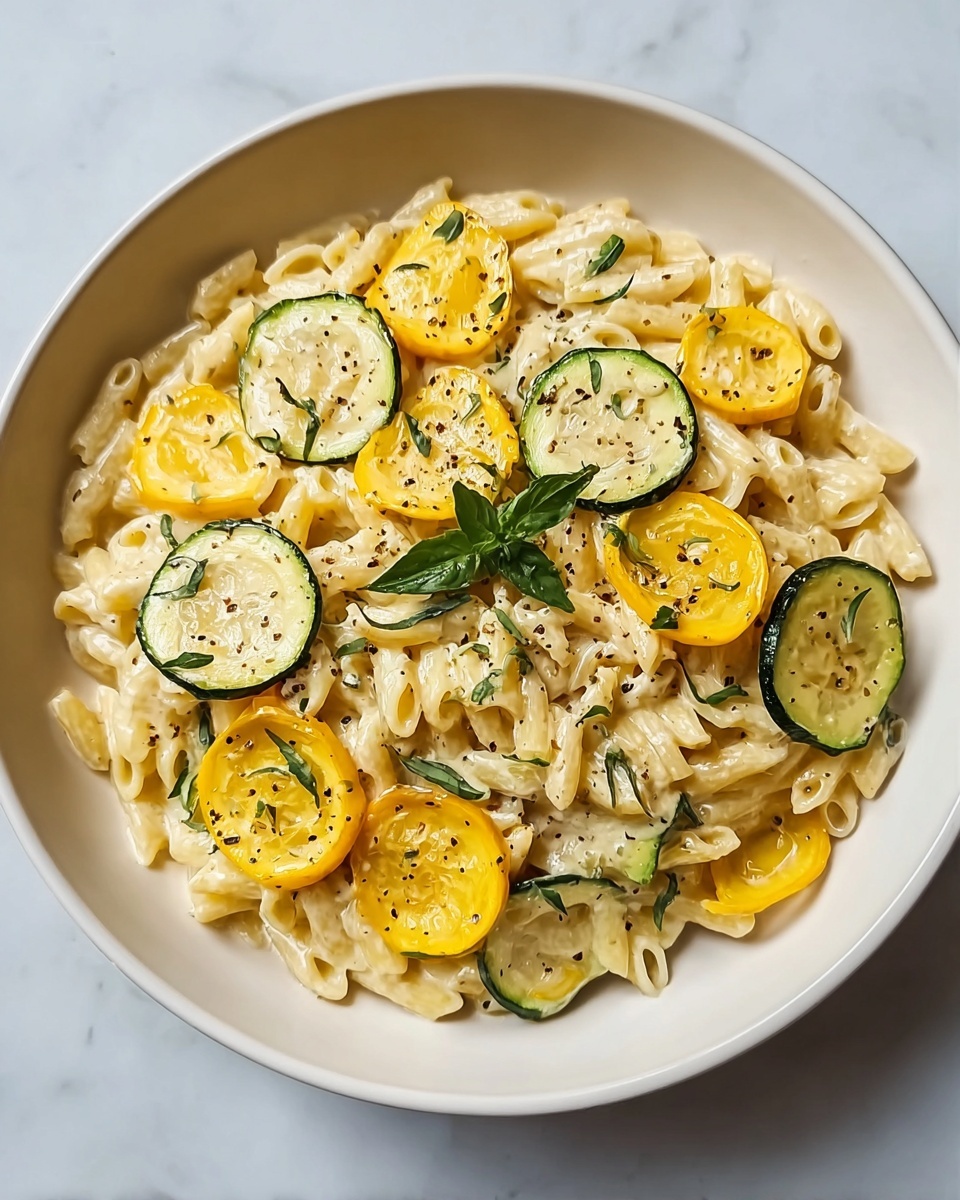 Creamy Lemon Orzo with Fresh Courgette Recipe - Recipe Image