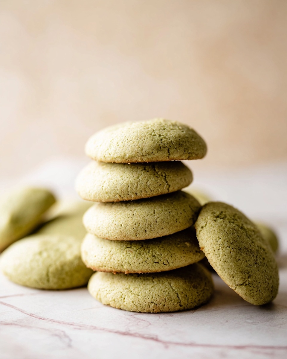 Vegan Matcha Cookies Recipe - Recipe Image