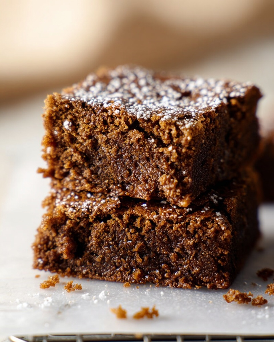 Vegan Gingerbread Cookie Bars Recipe - Recipe Image