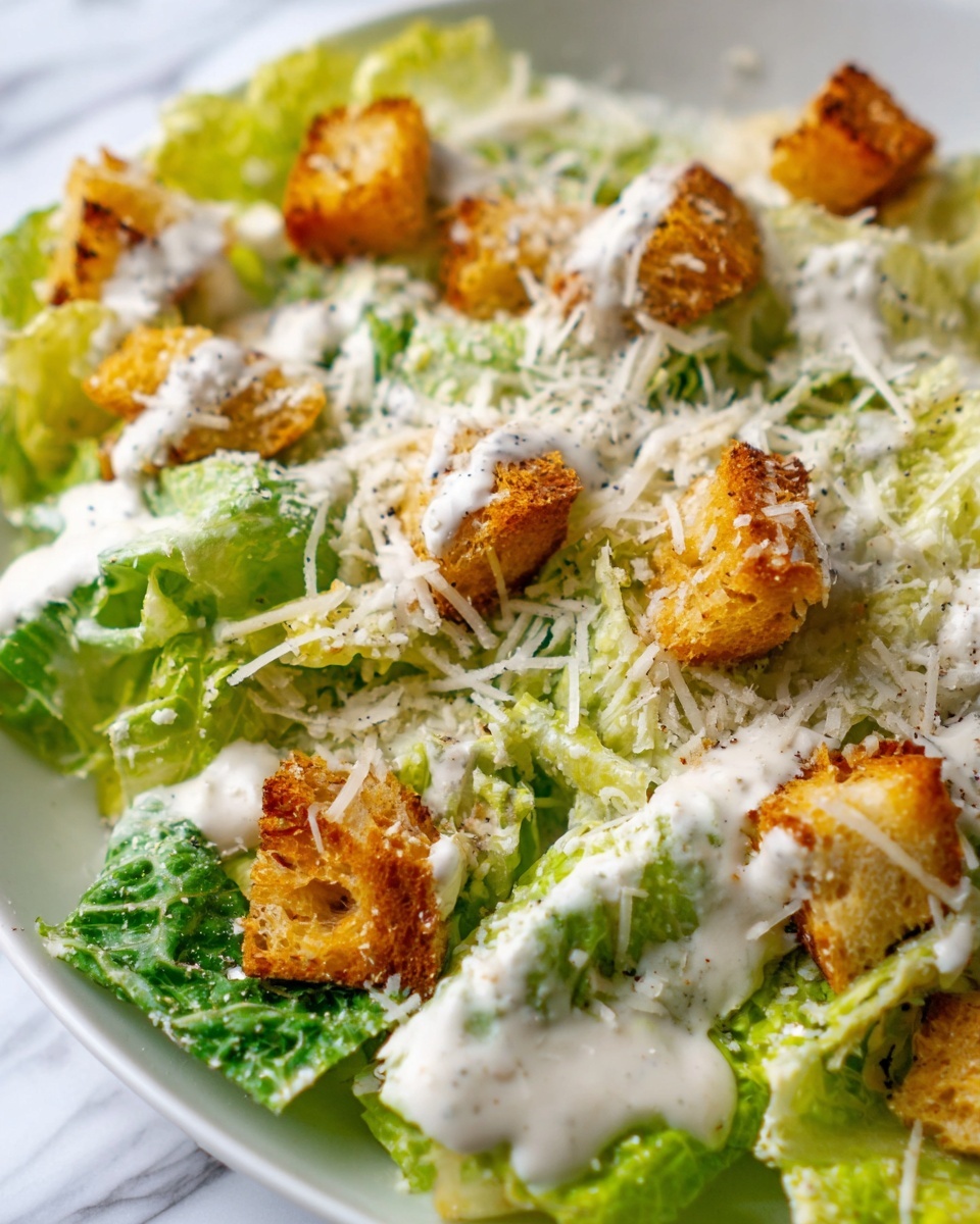 Easy Homemade Garlic Parmesan Croutons Recipe - Recipe Image