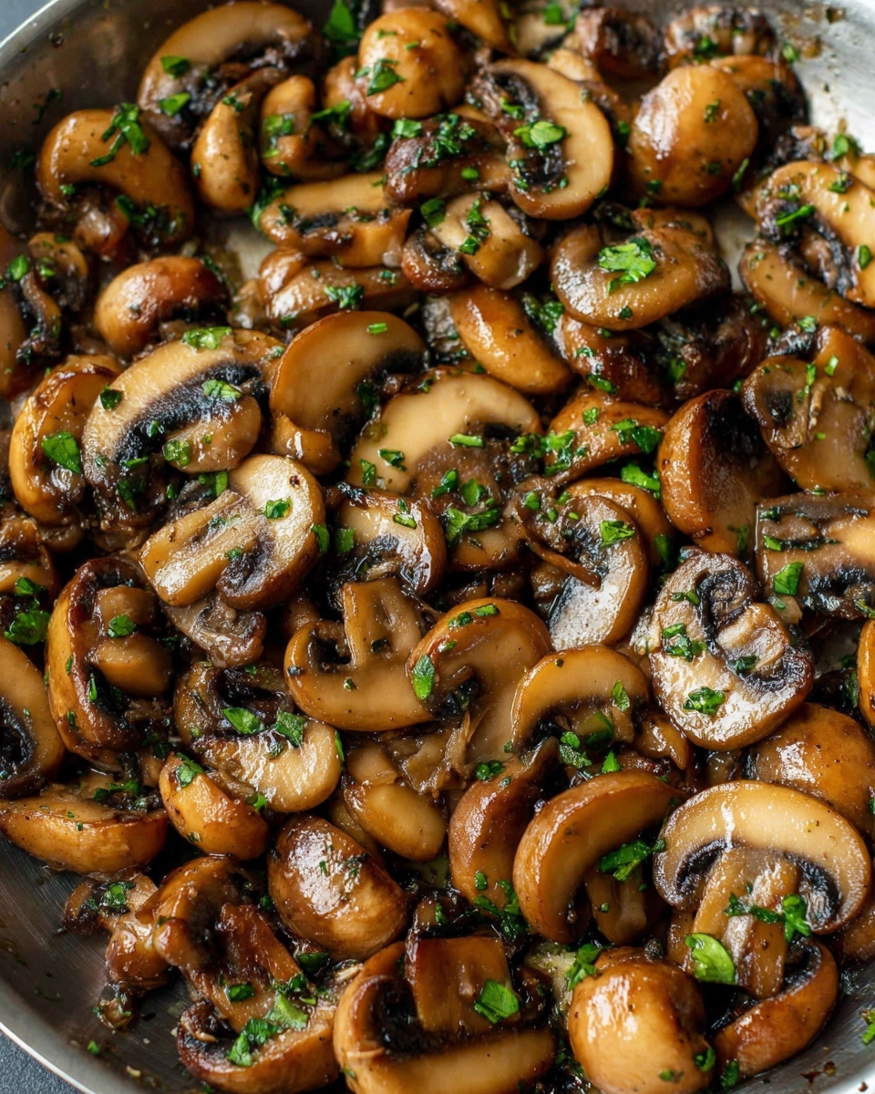 Sautéed Mushrooms with Garlic, Lemon, and Parsley Recipe - Recipe Image