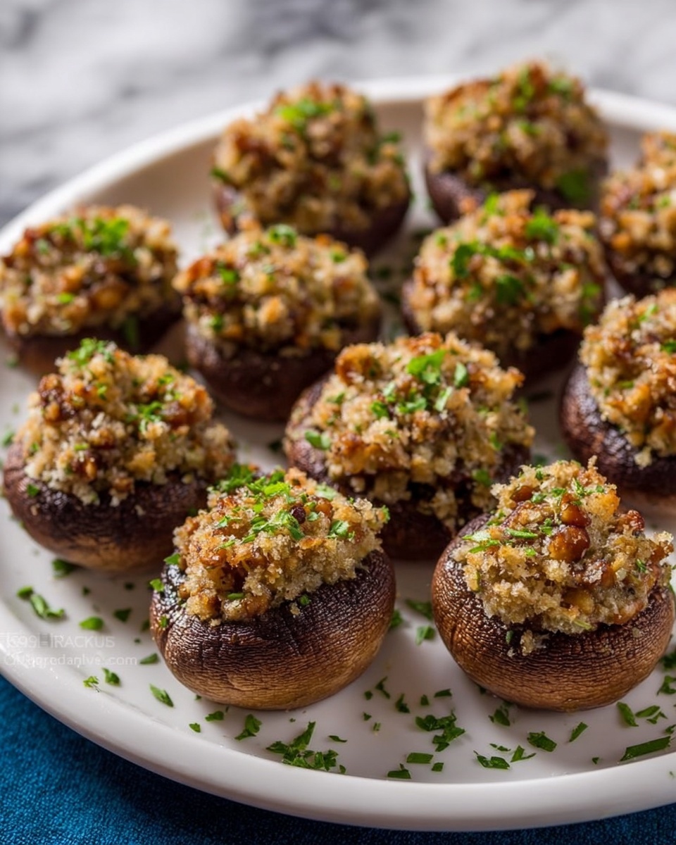 Sausage Stuffed Mushrooms Recipe - Recipe Image