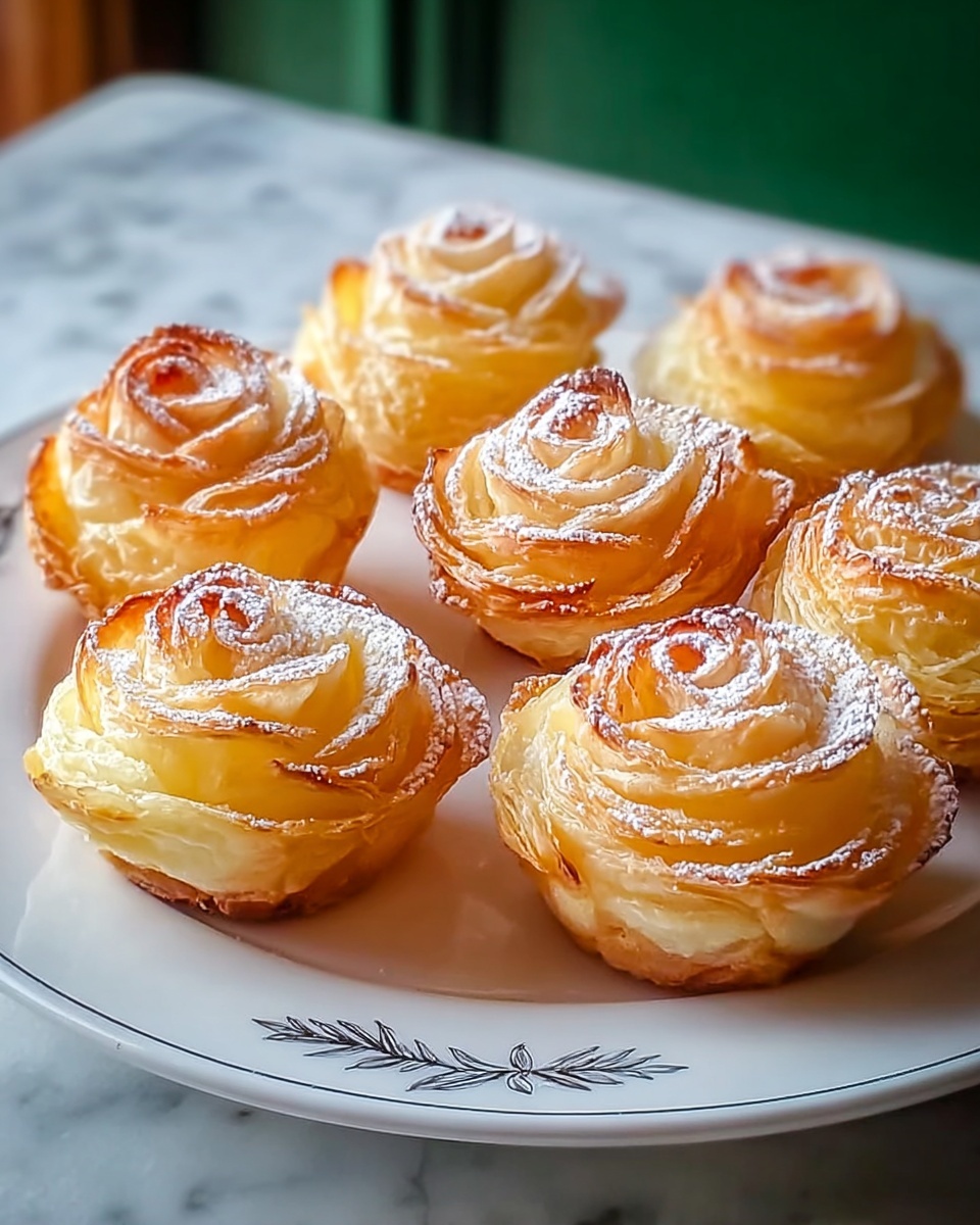 Peach Pie Cruffins: Easy, Flaky, and Bursting with Summer Flavor Recipe - Recipe Image