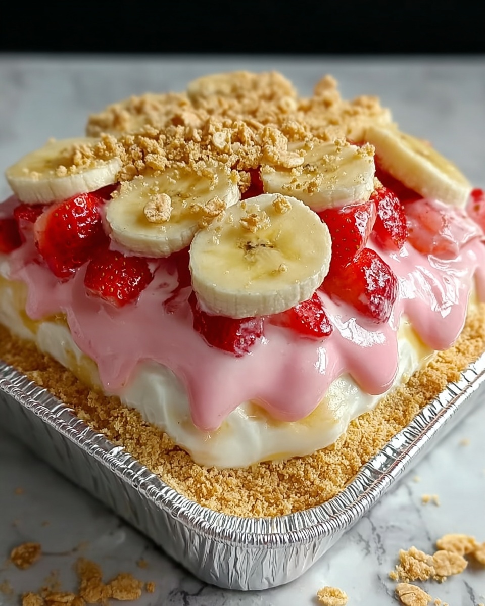 Strawberry Cheesecake Banana Pudding – A Creamy Twist on a Classic Dessert Recipe - Recipe Image
