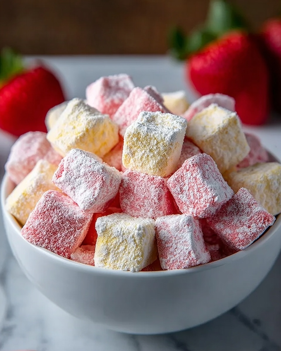 Addictive Strawberry Shortcake Puppy Chow Recipe - Recipe Image