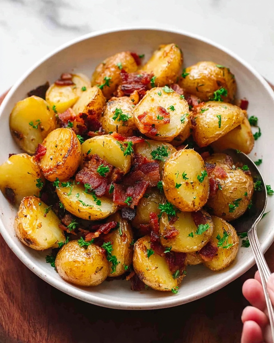 Perfectly Crispy Honey Roasted Potatoes Recipe - Recipe Image