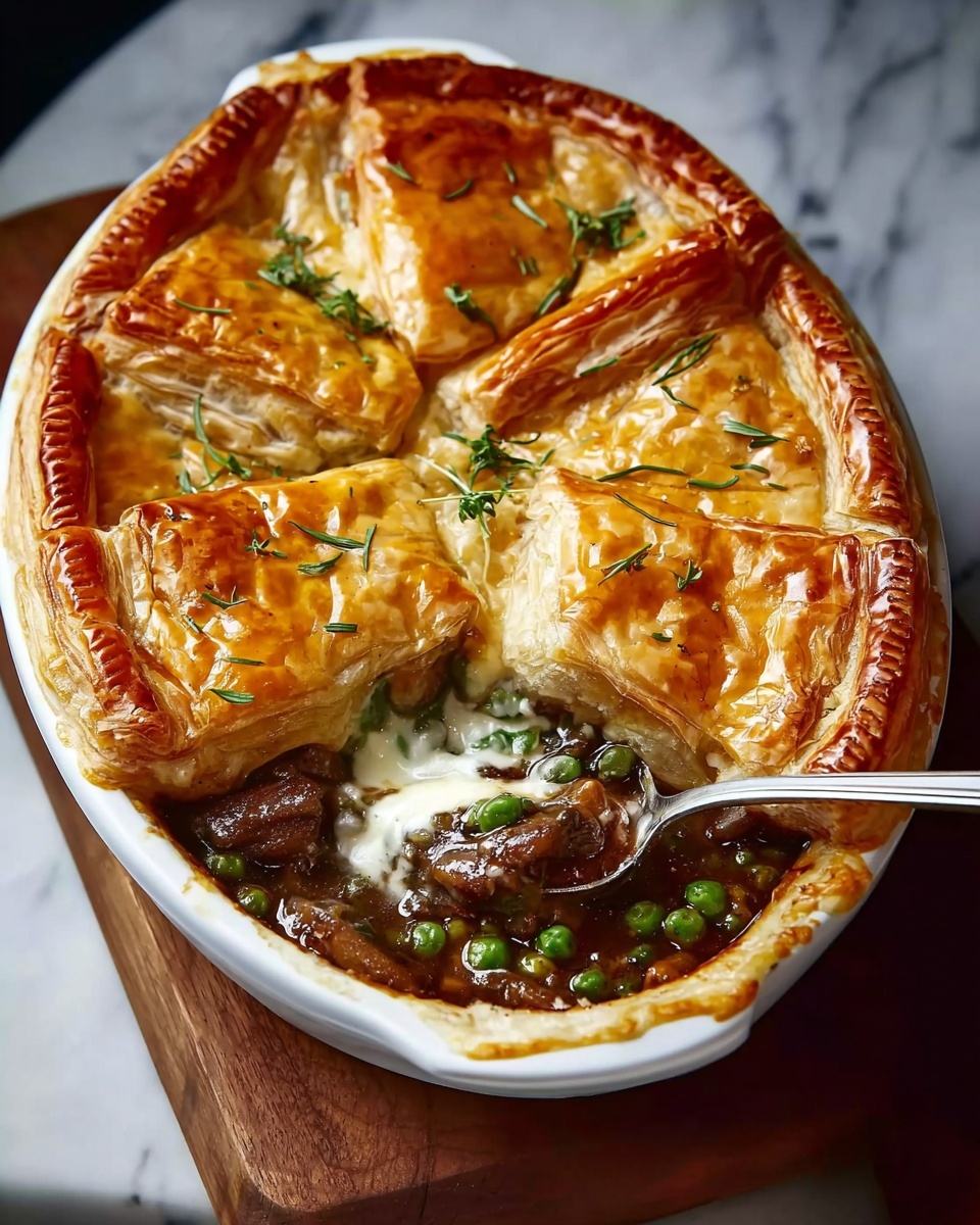 Unforgettable Beer Braised Beef Pie Recipe - Recipe Image