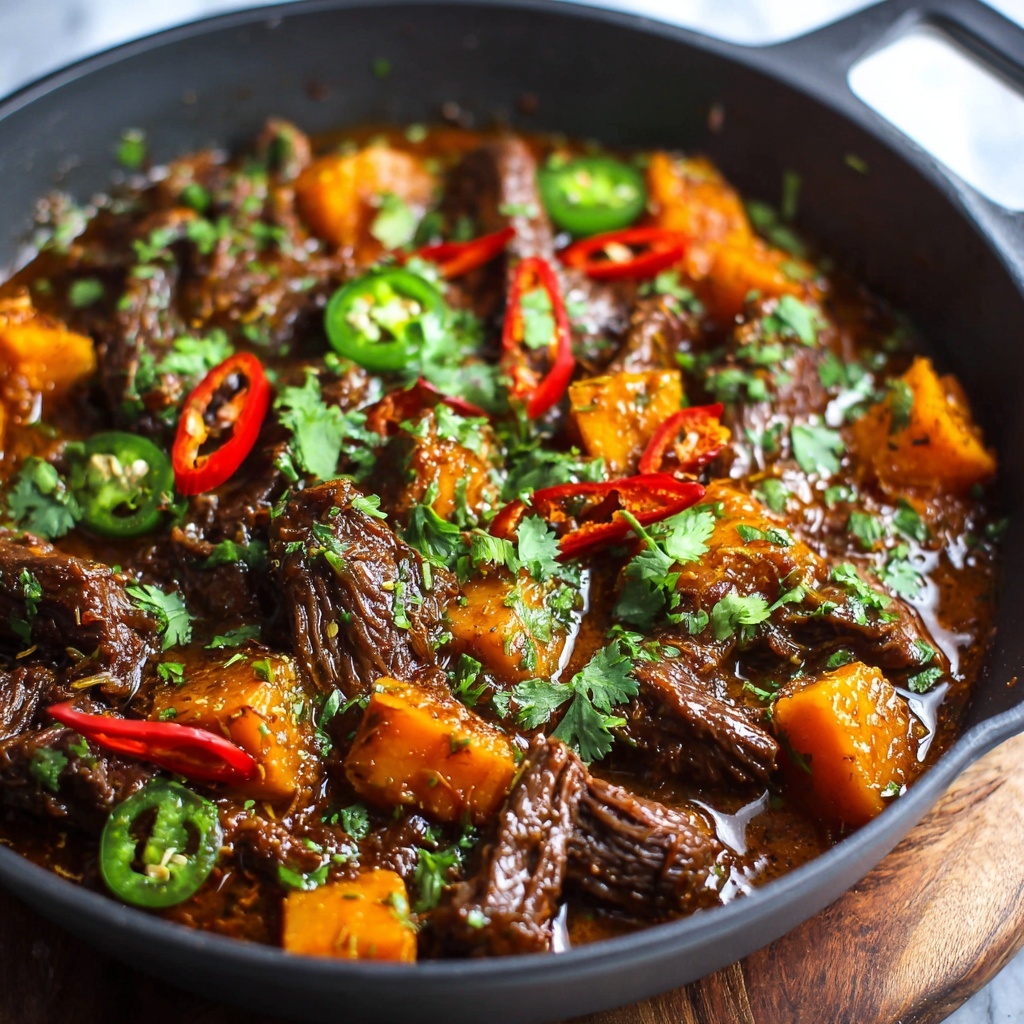 Thai-Inspired Coconut Braised Beef Recipe - Recipe Image