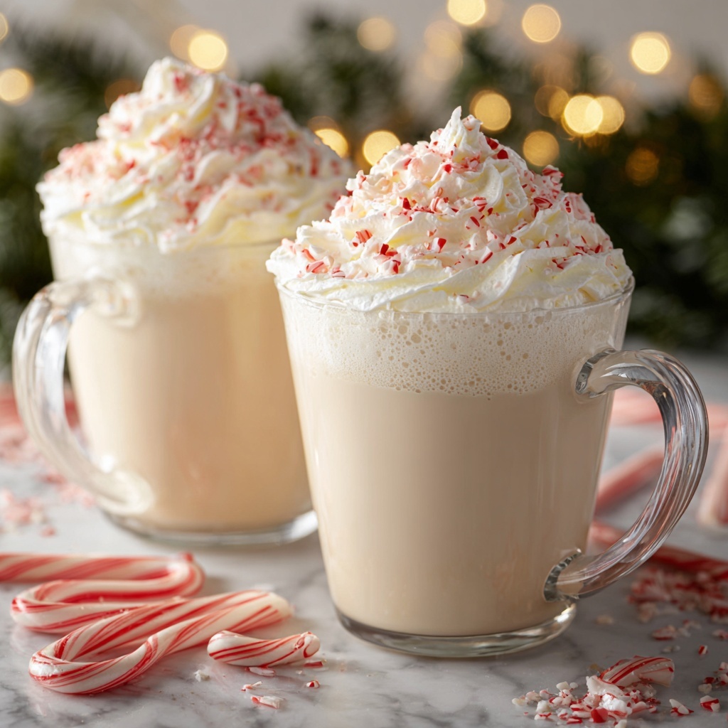 Peppermint White Hot Chocolate Recipe - Recipe Image