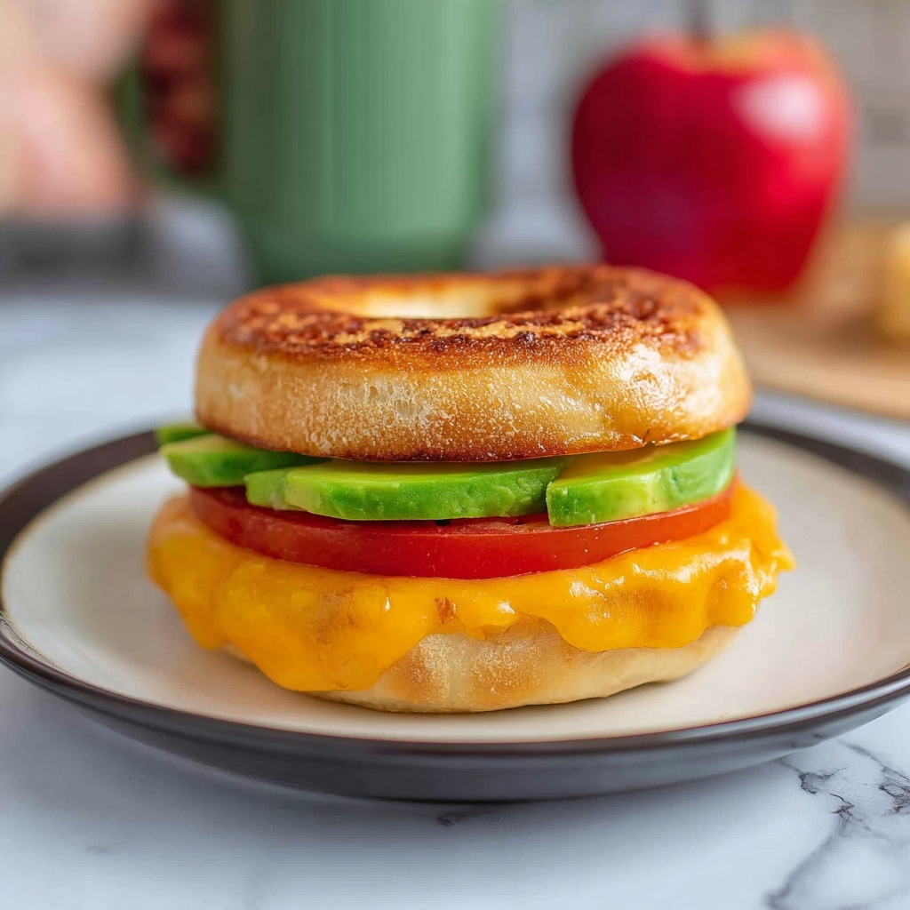 Avocado Breakfast Sandwich in a Hamilton Beach Sandwich Maker Recipe - Recipe Image