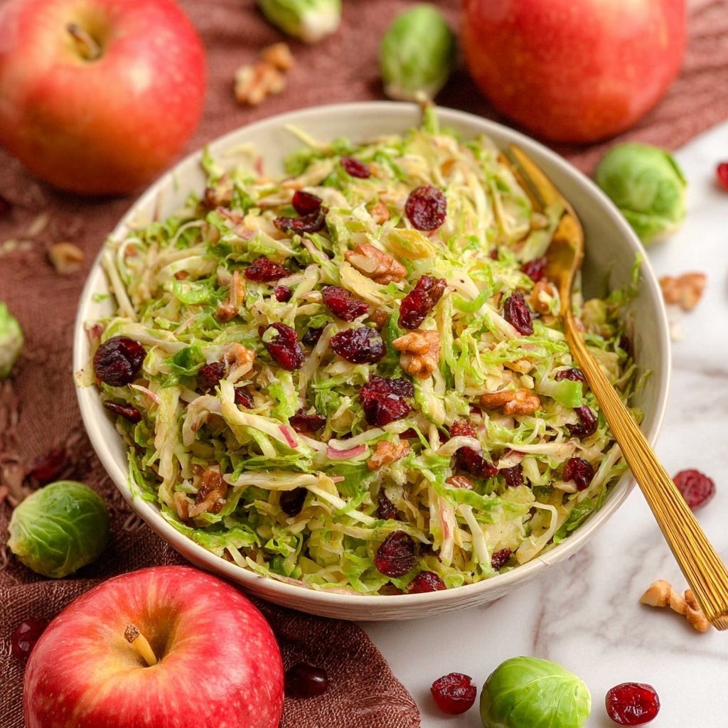 Brussel Sprout Apple Salad Recipe - Recipe Image