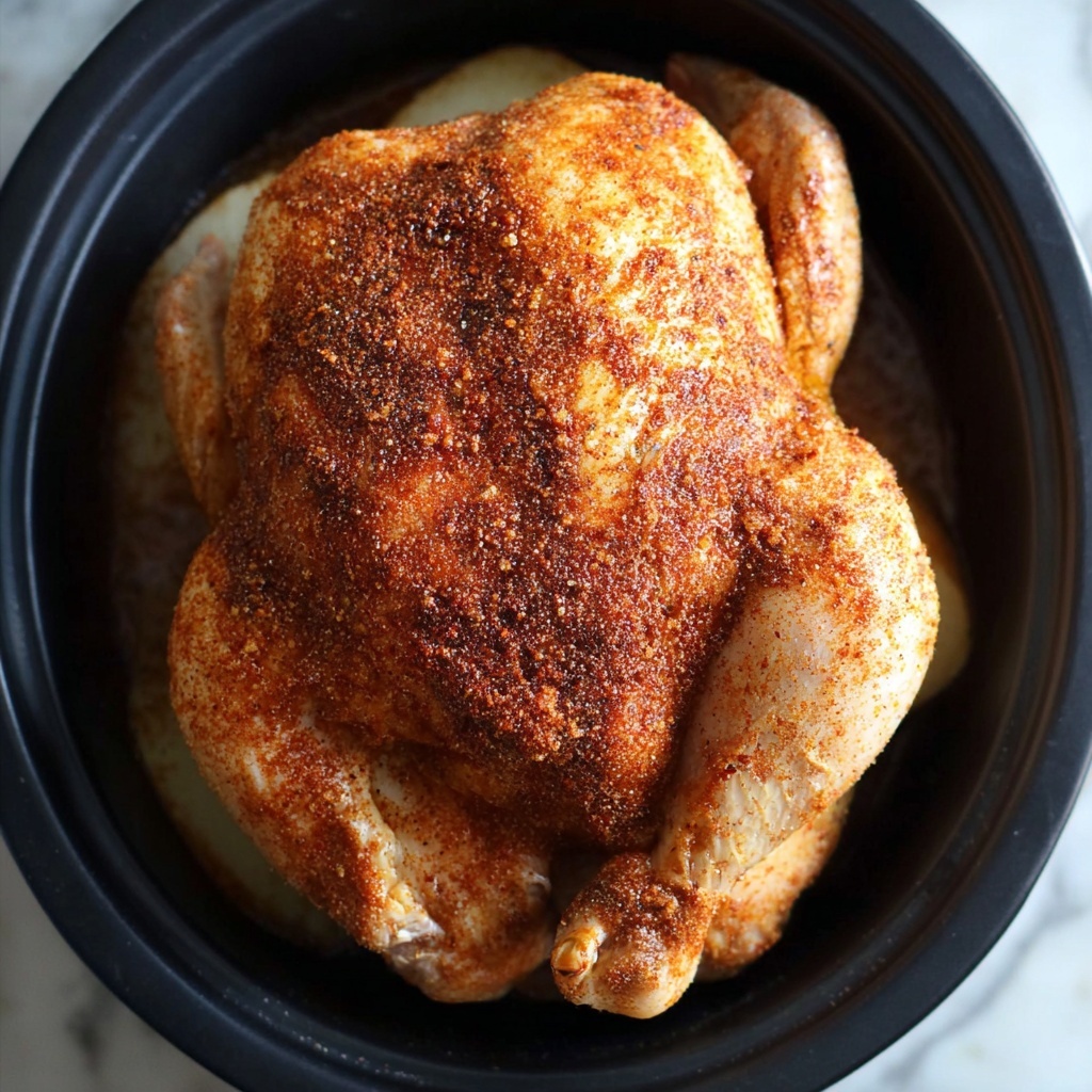 Crockpot Rotisserie Chicken Recipe - Recipe Image