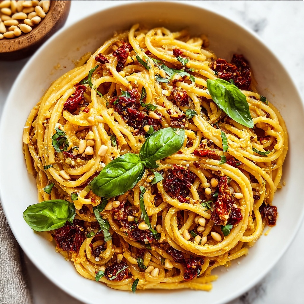 Vegan Sun-Dried Tomato Pasta Recipe - Recipe Image