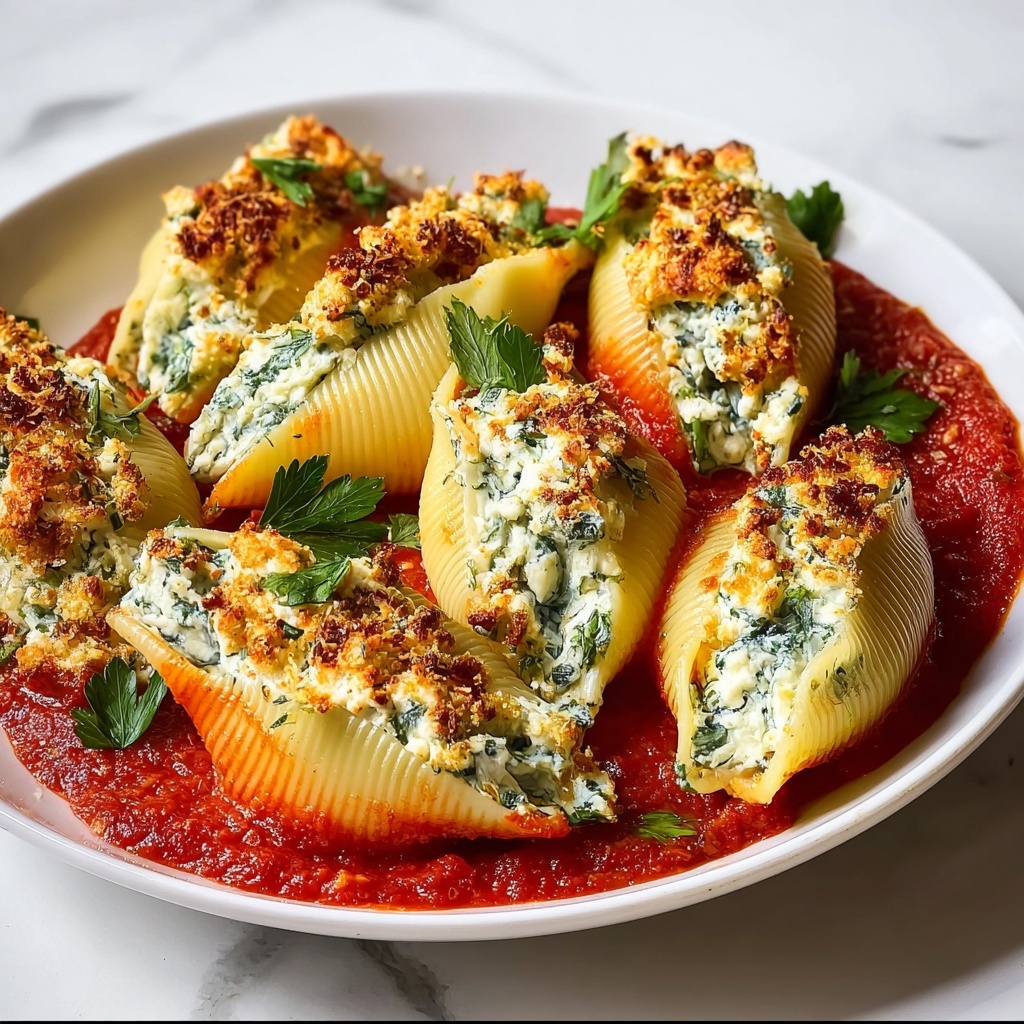 Vegan Pumpkin Ricotta Stuffed Shells Recipe - Recipe Image