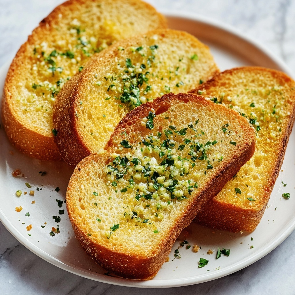 Homemade Garlic Bread with Parmesan Recipe - Recipe Image