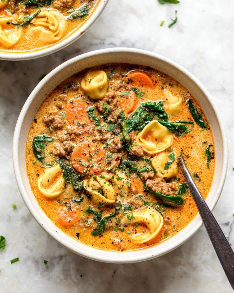 Crockpot Tortellini Soup with Sausage Recipe