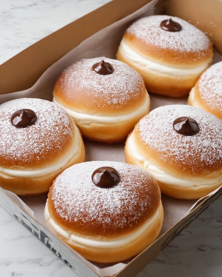 Cream-Filled Donuts with Nutella and Whipped Vanilla Cream Recipe