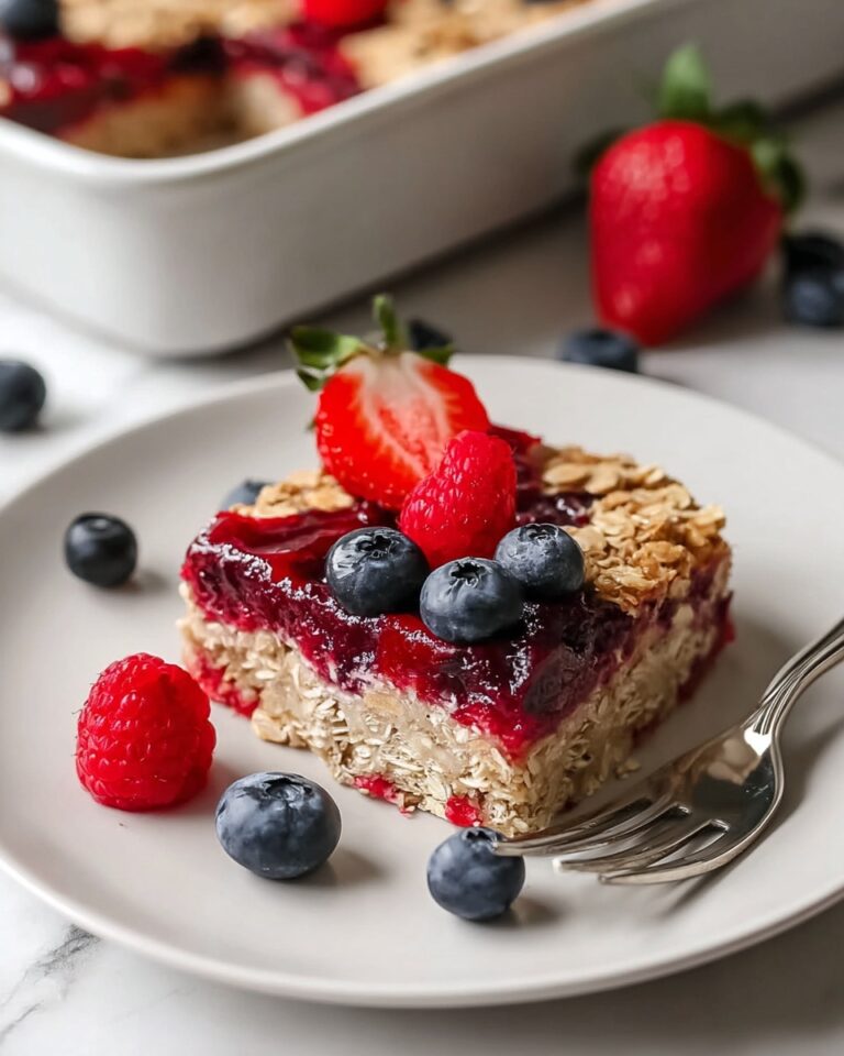 Mixed Berry Baked Oatmeal Recipe