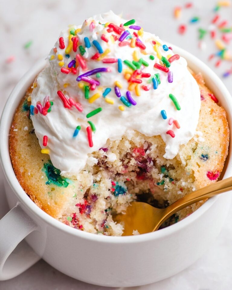 Air Fryer Funfetti Mug Cake Recipe