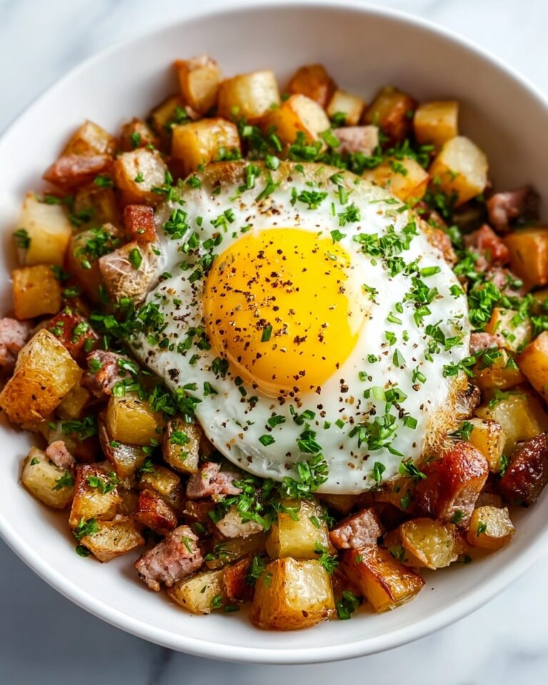 Easy Corned Beef Hash with Poached Eggs Recipe