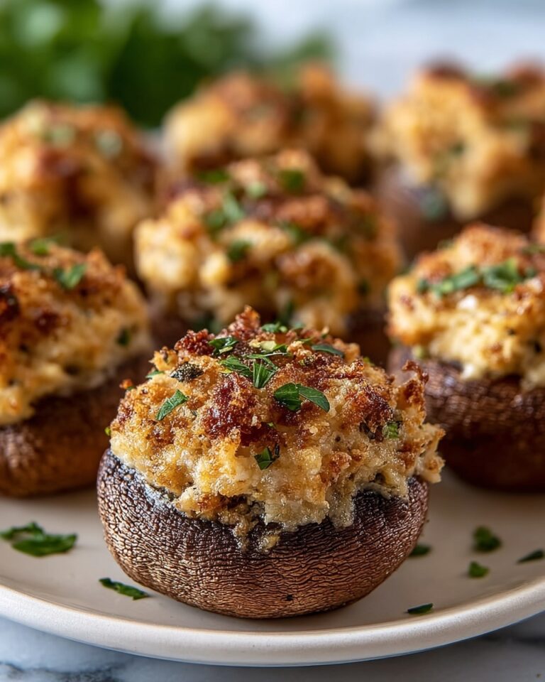 Easy Crab Stuffed Mushrooms for a Flavor-Packed Weeknight Dinner Recipe