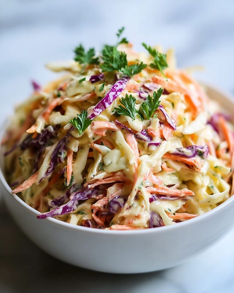 Easy Creamy Coleslaw Recipe