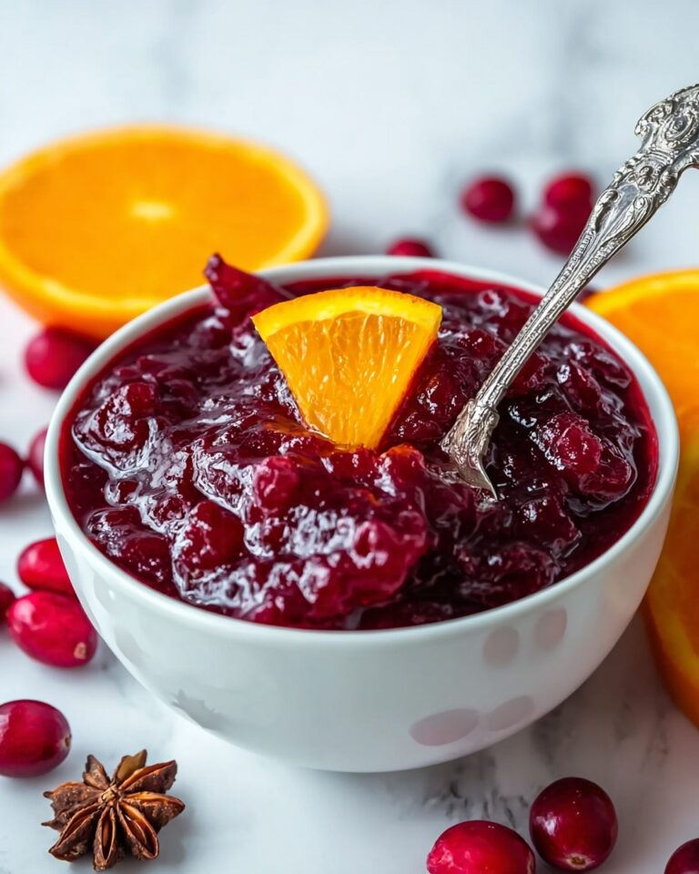 Homemade Cranberry Orange Sauce Recipe