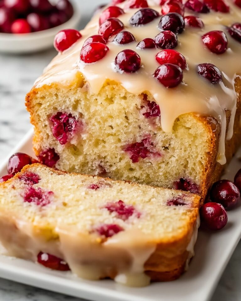 Homemade Cranberry Bread With Fresh Orange Glaze Recipe