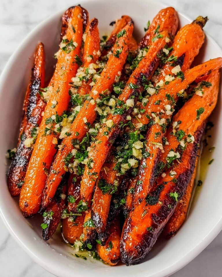 Savory Sticky Chilli Oil Roasted Carrots Recipe