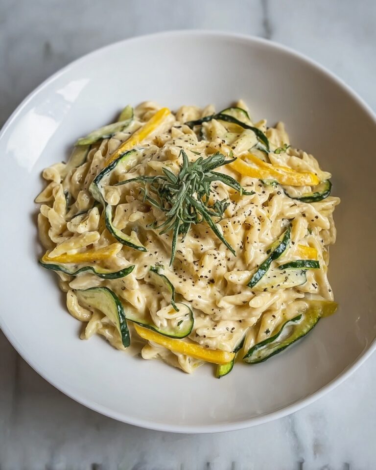 Creamy Lemon Orzo with Fresh Courgette Recipe