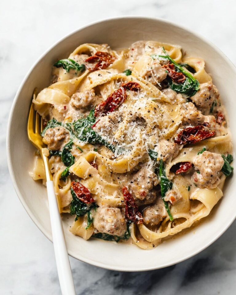 Tuscan Sausage Pasta Recipe