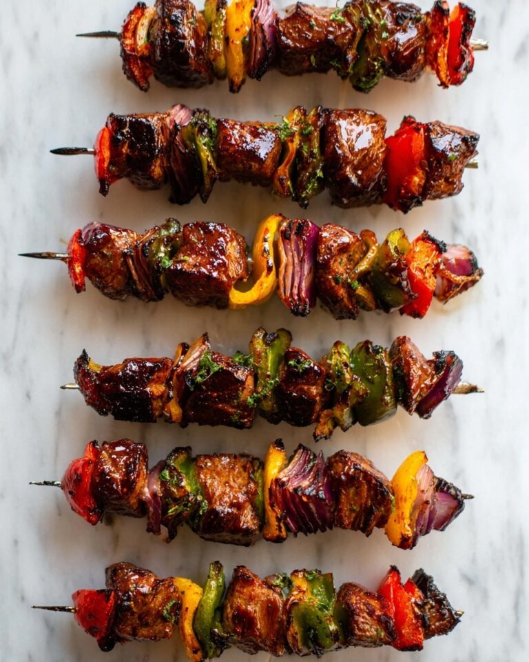 Easy Grilled BBQ Chicken Kabobs Recipe