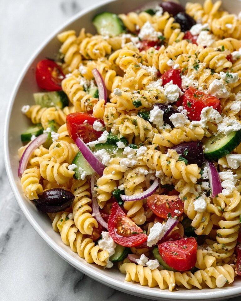Easy Greek Pasta Salad Recipe