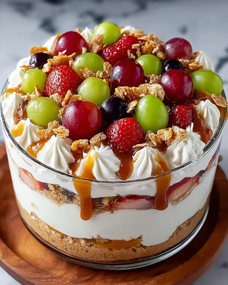Caramel Crunch Cheesecake Fruit Salad Recipe
