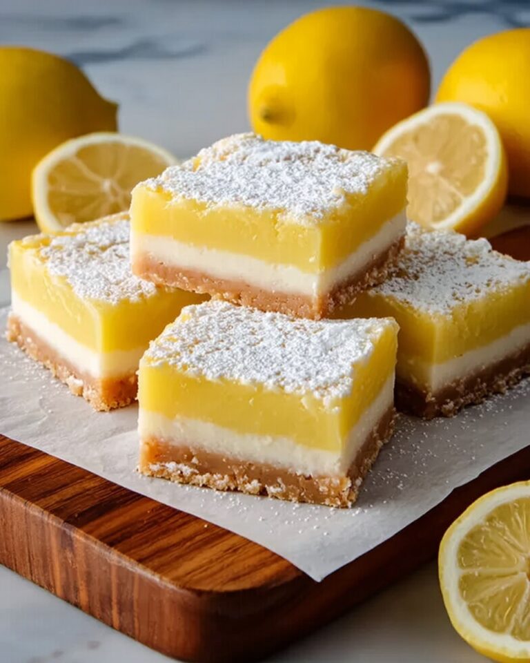 Zesty Cream Cheese Lemon Bars Recipe