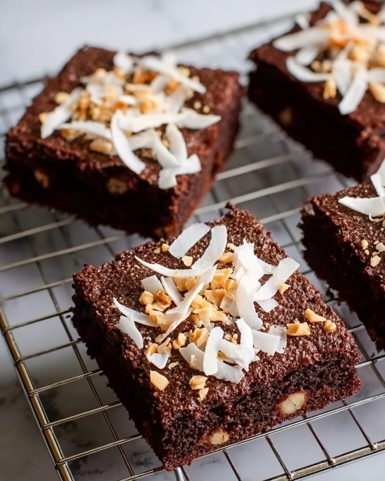 Decadent Coconut Brownies Recipe